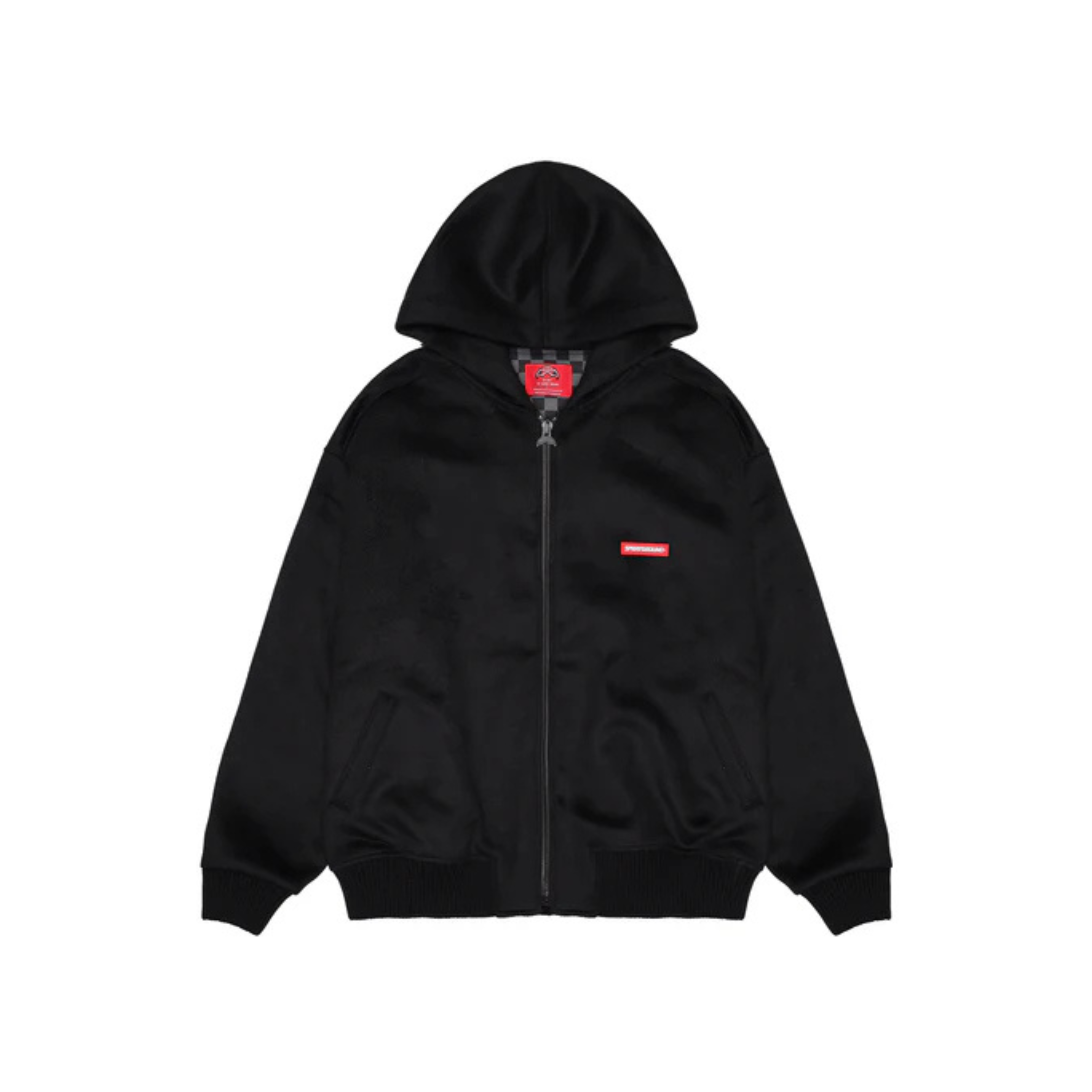 SPRAYGROUND JACKET VELOUR FABRIC FULL-ZIP