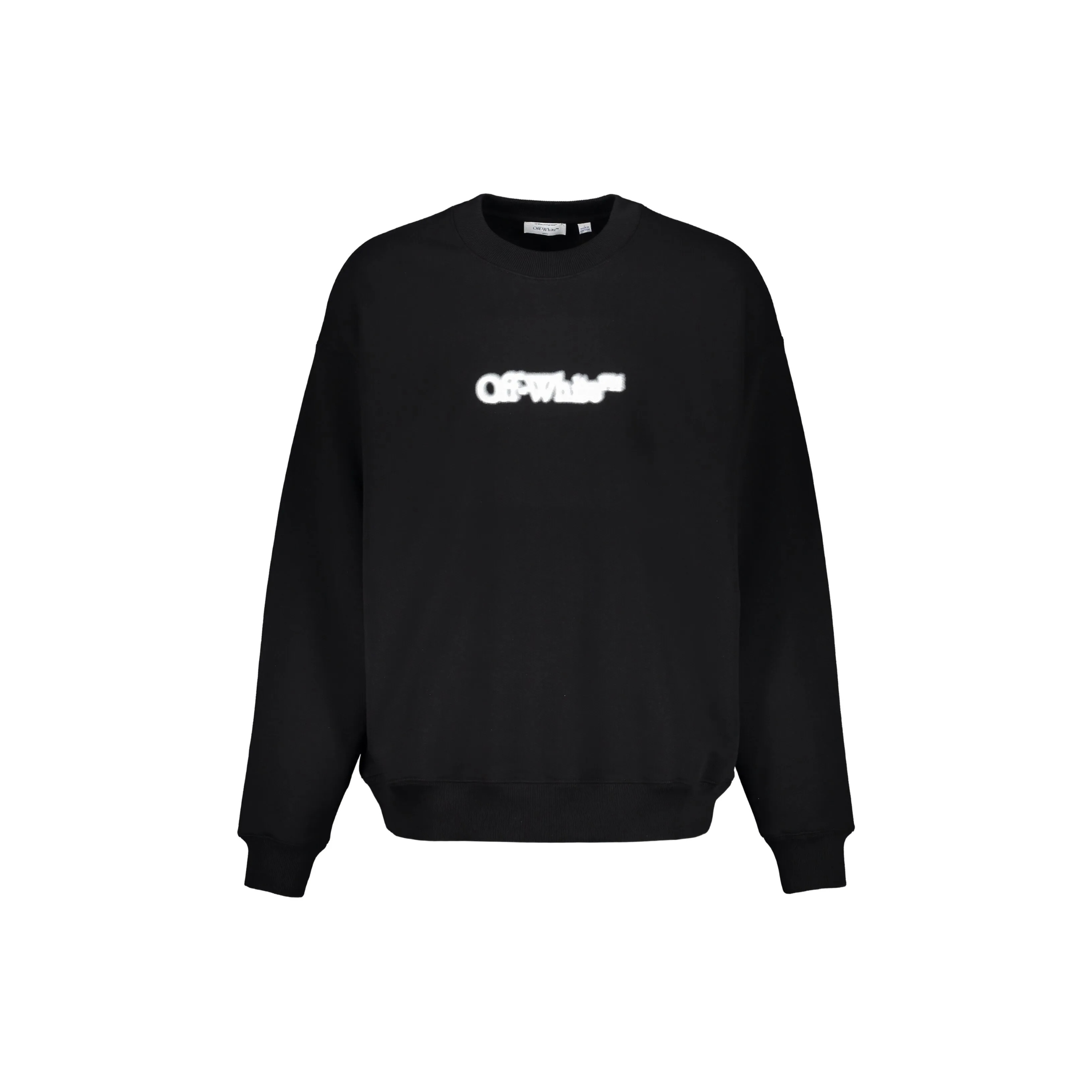 OFF-WHITE FELPA CON STAMPA LOGO