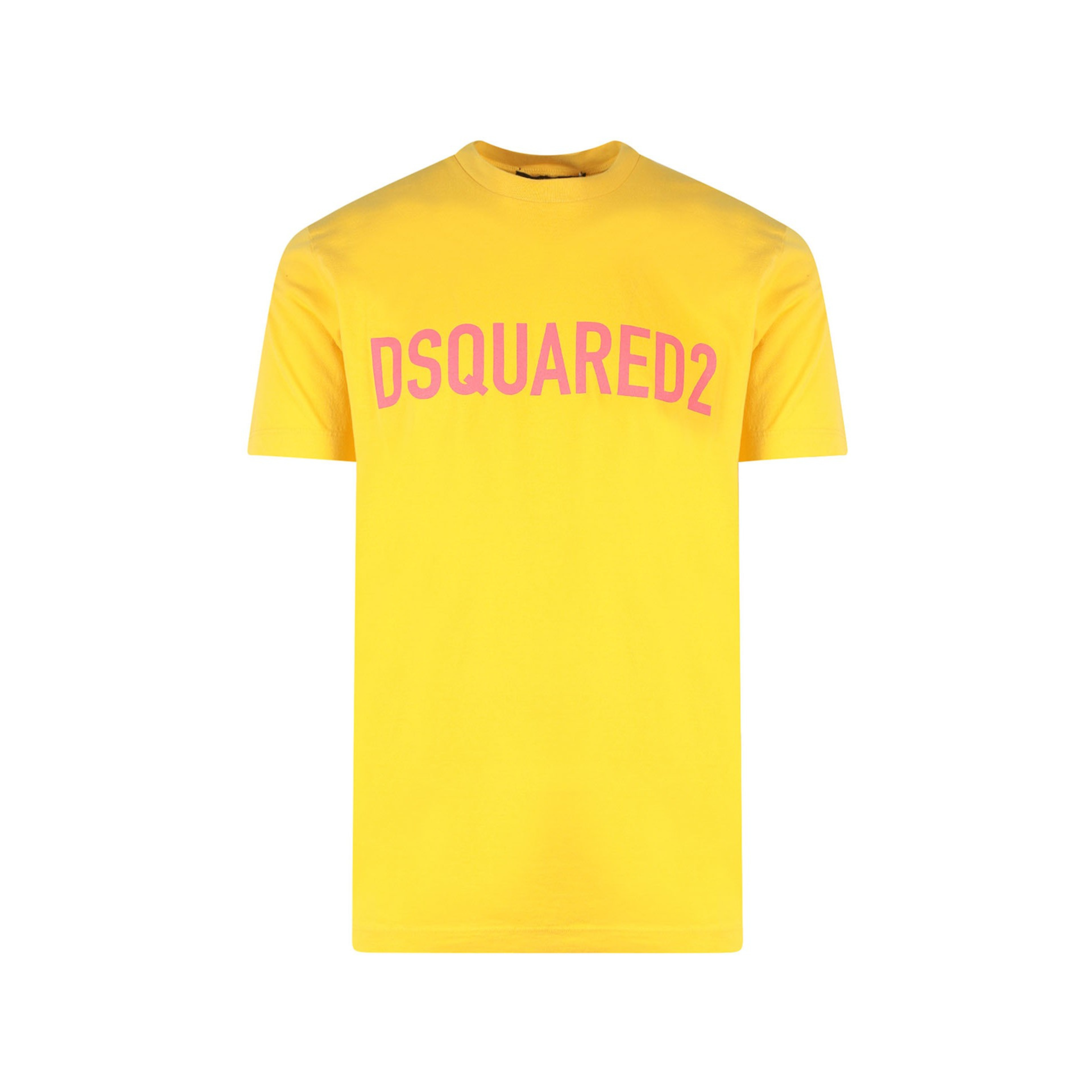 T-shirt in cotone con logo frontale Dsquared2