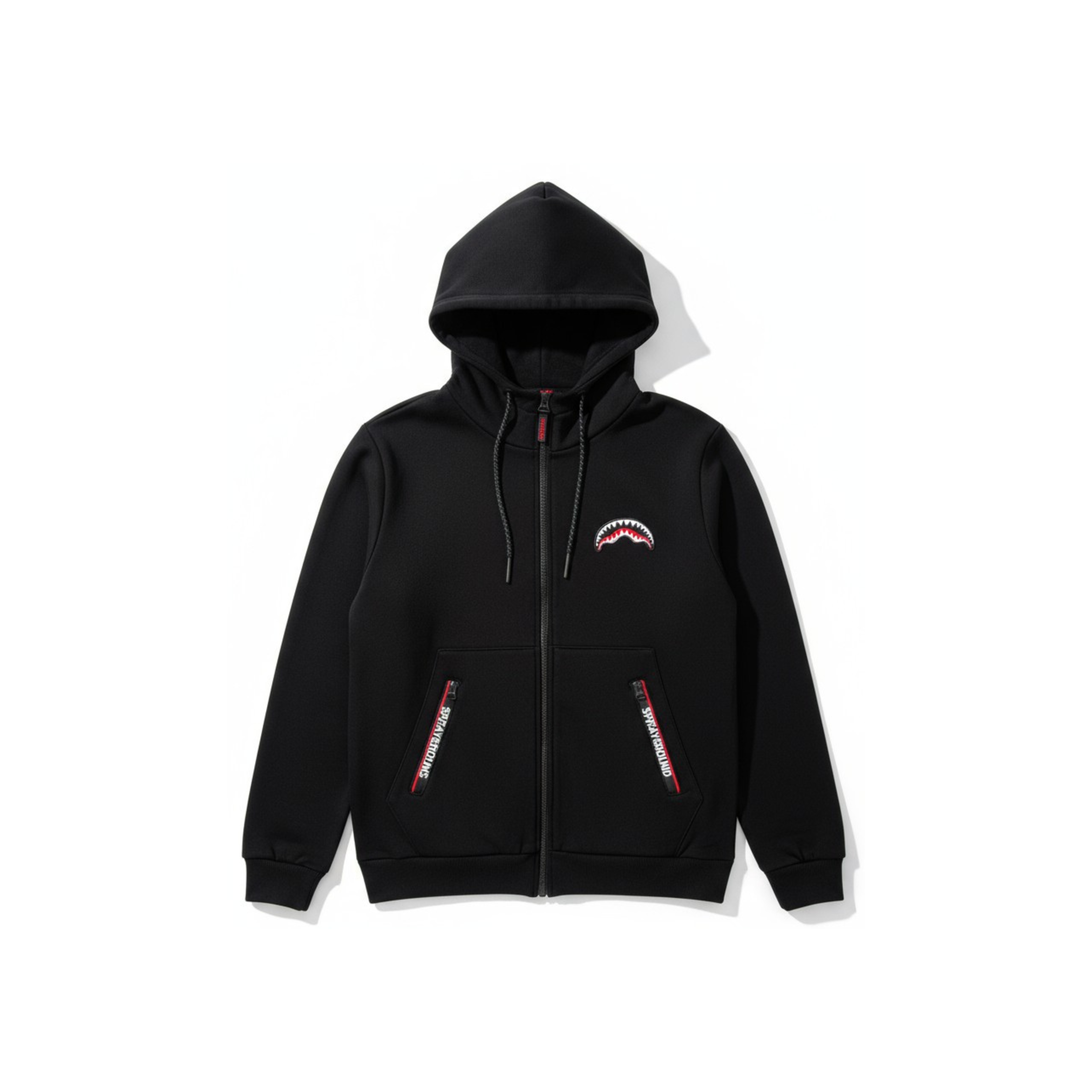 SPRAYGROUND HOODIE ZIP LOGO BACK