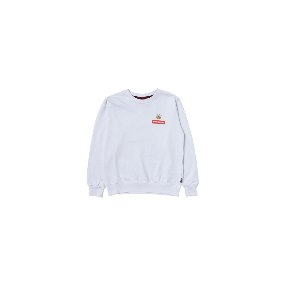 SPRAYGROUND KIDS ASTROMANE JUMP SMOOTH CREW WHITE J