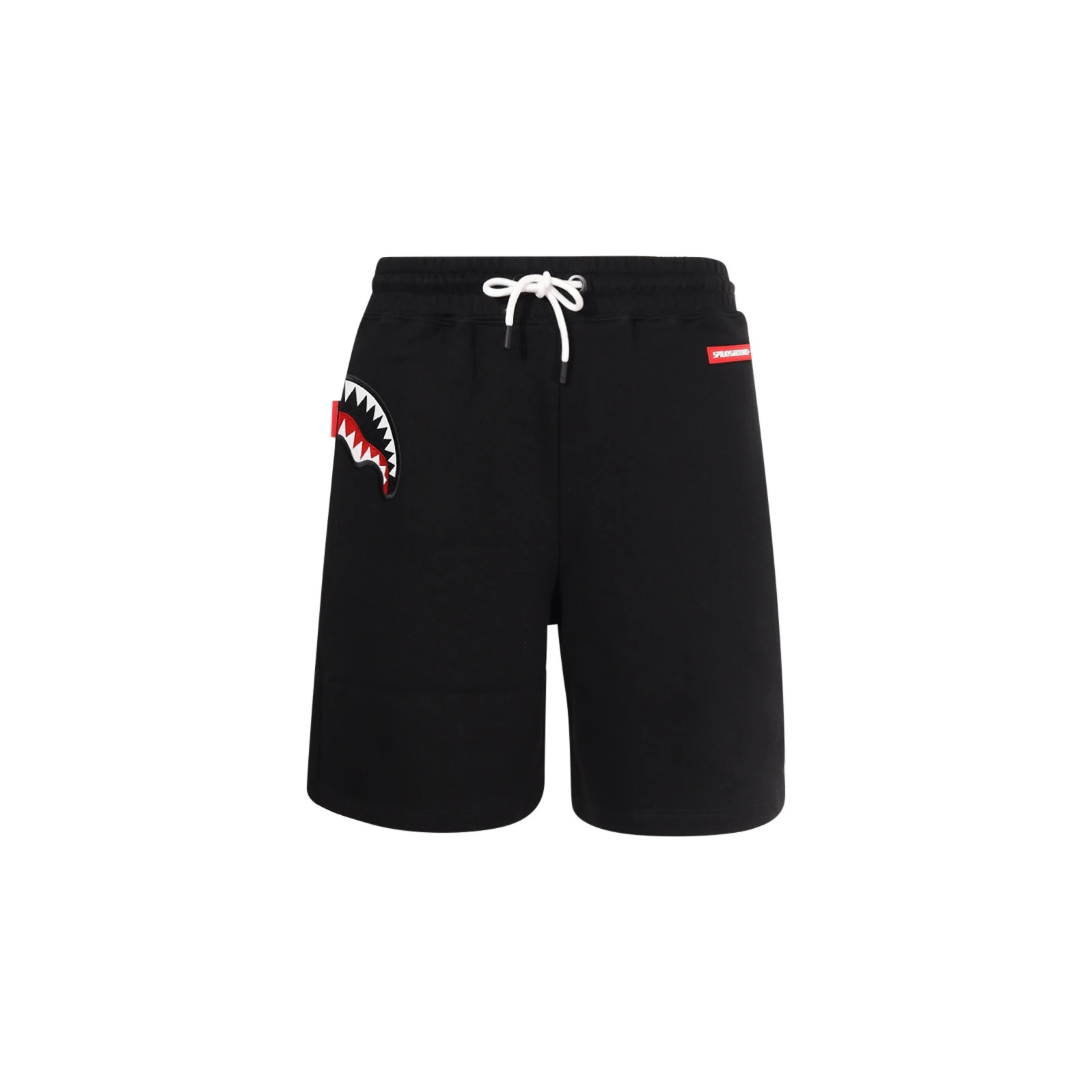 SPRAYGROUND PANTS LABEL SHARK BLACK